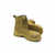Blundstone Steel Toe Lace Up Side Zip, Water Resistant, Bump Cap, Wheat, AU size 12, US size 13