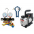 CPS Products Vacuum pump with manifold and can tap kit
