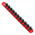 Ernst Mfg. 13&rdquo; Socket Organizer with 11 Twist Lock Clips - Red - 1/2&rdquo;