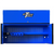 Extreme Tools Extreme Tools RX Series Professional 55"W x 25"D Extreme Power Workstation&reg; Hutch Blue, Black Drawer Pulls