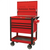 Extreme Tools 33" 4-Drawer Deluxe Tool Cart w/Bumpers, Red w/Bla