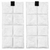 Ergodyne 6250 Clear Lightweight Phase Change Cooling Packs - Set of 4