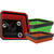 E-Z Red Magnetic Collapsible Parts Trays - Green/Red/Orange - 3 Pack