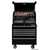 Extreme Tools PWS Series 41in W x 20in D Extreme Portable Workstation and 41in W x 25in D 6-Drawer Roller Cabinet Combo, Textured Black