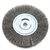 Forney Industries Wire Wheel Crimped, 5 in x .012 in x 1/2 in - 5/8 in Arbor