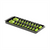Ernst Mfg. 2 Rail Universal Twist Lock Socket Tray 8", HI-VIZ, with 18) 3/8" Socket Clips