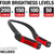E-Z Red ANYWEAR  200 Lumen  Dimmable Neck Light with 2 AA Batteries - Red