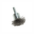 Forney Industries Command PRO End Brush, Circular Flare, 1-1/2 in x .014 in x 1/4 in Shank