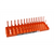 Hansen Global 3/8" Metric 3-Row Socket Tray - Orange
