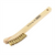 Forney Industries Scratch Brush with Curved Handle, Brass, 2 x 9 Rows
