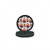 High Teck Products 725 Finishing Pad, 8 in Dia x 1 in in THK, Black, Open Cell Foam