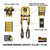 DXFP512001 DEWALT D1000 FALL PROTECTION HARNESS w/ Pass Through Buckles (Universal Fit)