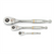 GearWrench 3 Pc. 1/4 Inch, 3/8 Inch  and 1/2 Inch Drive 90-Tooth Quick Release Teardrop Ratchet Set