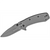 Kershaw Cryo Assisted Open Frame Lock with Lockbar Stabilizer Drop Point Blade EDC Folding Pocket Knife - Gray