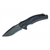 Kershaw Lateral-Serrated Assisted Open Liner Lock Wide Drop Point Blade EDC Folding Pocket Knife  - Black