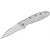 Kershaw Leek-Serrated Assisted Open Frame Lock Drop Point Blade EDC Folding Pocket Knife - Silver