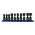 GearWrench 10 Piece 1/2 Inch Drive 6 Point Standard X-Core Pinless Universal Impact Metric Socket Set