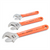 Gearwrench 3 Piece Adjustable Cushion Grip Wrench Set 6", 8" & 10"