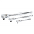 GearWrench 3 Piece 1/4 Inch, 3/8 Inch and 1/2 Inch Drive 120XP Full Polish Teardrop Ratchet Set
