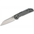 Kershaw Mini Iridium Manual Open DuraLock Reverse Tanto Blade EDC Folding Pocket Knife - Black