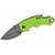 Kershaw Shuffle Multifunction Manual Open Inset Liner Lock Drop Point Blade EDC Folding Pocket Knife with BlackWash Finish - Lime Green