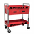 Homak Manufacturing Metal Service Cart-Red 30 in. 1-Drawer