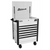 Homak Manufacturing 35 in. Pro Series 7-Drawer Service Cart, White