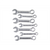 K Tool International Wrench Set 7 Piece Combination Short SAE