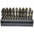 KnKut KnKut 33 Piece S&D 1/2" Reduced Shank Drill Bit Set 1/2"-1" by 64ths