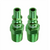 Legacy Manufacturing B 1/4" Green Plug 1/4" MNPT 2p