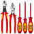 KNIPEX 5PC PLIERS/SCREWDRR TOOL SET-1,000V INSLTD