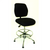 ShopSol ESD Chair - Medium Height -  Economy Black