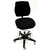 ShopSol Workbench Chair, Upholstered-Black, Simple Control