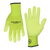 Legacy Manufacturing Flexzilla&reg; Bamboo Crinkle Latex Dip Gloves, ZillaGreen&trade;, For Women, L
