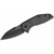 Kershaw Gravel Assisted Open Frame Lock Drop Point Blade EDC Folding Pocket Knife with BlackWash Finish - BlackWash