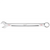Milwaukee Tool 1-1/2" SAE Combination Wrench, 12-Point, Steel, Chrome, Ergonomic, I-Beam Handle