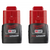 Milwaukee Tool M12 REDLITHIUM Compact Battery Two Pack