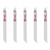 Milwaukee Tool 8" 8/12 TPI SAWZALL Blades (5 Pk)