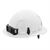 Milwaukee Tool BOLT White Full Brim Vented Hard Hat w/6pt Ratcheting Suspension (USA) - Type 1, Class C