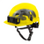 Milwaukee Tool BOLT Yellow Front Brim Safety Helmet with IMPACT ARMOR Liner (USA) - Type 2, Class E