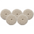 Milwaukee Tool 5-PK OF 3" BLENDED WOOL CUTTING PAD