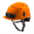 Milwaukee Tool BOLT Orange Front Brim Vented Safety Helmet (USA) - Type 2, Class C