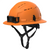 Milwaukee Tool BOLT Orange Full Brim Vented Safety Helmet &hyphen; Type 2, Class C