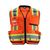 Milwaukee Tool Class 2 Surveyor's High Visibility Orange Safety Vest - 2XL/3XL