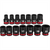 Milwaukee Tool 14PC SHOCKWAVE Impact Duty  3/8" Drive Metric Standard 6 Point Socket Set Milwaukee Tool 14PC SHOCKWAVE Impact Duty  3/8" Drive Metric Standard 6 Point Socket Set
