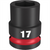 Milwaukee Tool SHOCKWAVE Impact Duty  1/2"Drive 17MM Standard 6 Point Socket