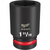 Milwaukee Tool SHOCKWAVE Impact Duty  1"Drive 1-11/16" Deep 6 Point Socket