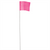 Milwaukee Tool 2.5 in. x 3.5 in. Pink Flag Stakes Milwaukee Tool 2.5 in. x 3.5 in. Pink Flag Stakes