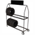 Martins Industries DELUXE TIRE DISPLAY ON WHEELS ( Black logo plate )