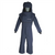 Oberon Suit Kit - Arc Flash - 40 Cal LAN&trade; - Comes with Hood with Hard Cap, Coveralls and Fresh Air Arc Flash Hood Ventilation System & Light - Color: Navy Blue - Size: XL